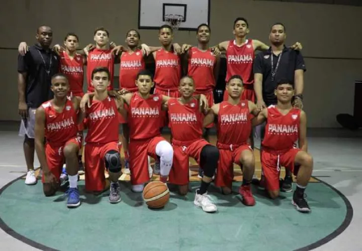 Equipo masculino de baloncesto Sub-14. @Fepaba
