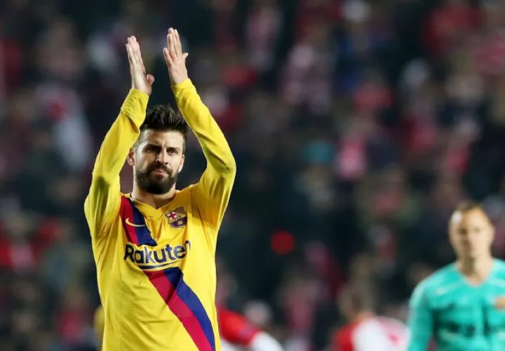 Gerard Piqué del Barcelona. Foto: AP
