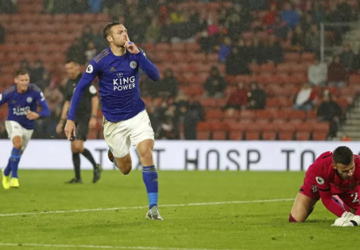 Jamie Vardy del Leicester. AP