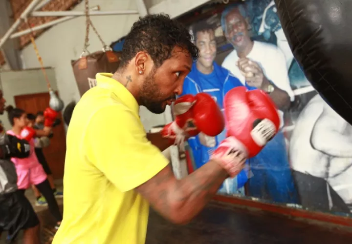 Anselmo "Chemito" Moreno en los entrenamientos. Foto: Anayansi Gamez