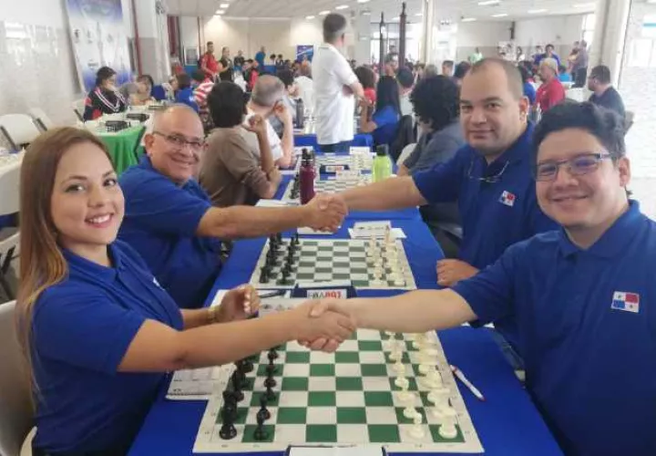 Equipo panameño de ajedrez. Foto Cortesía