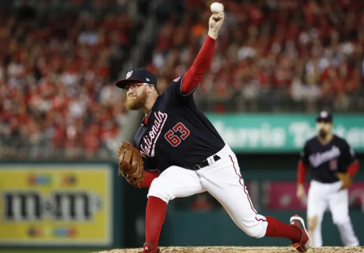 Sean Doolittle en acción. AP 