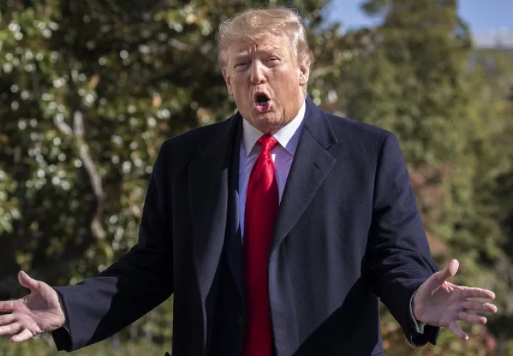 Presidente Donald Trump. FOTO/AP