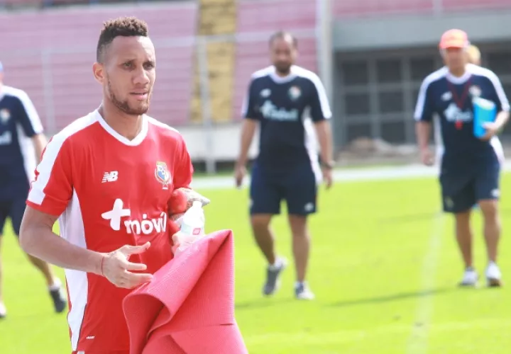  Francisco Palacios durante los entrenamientos en el Rommel Fernández. Foto:Anayansi Gamez
