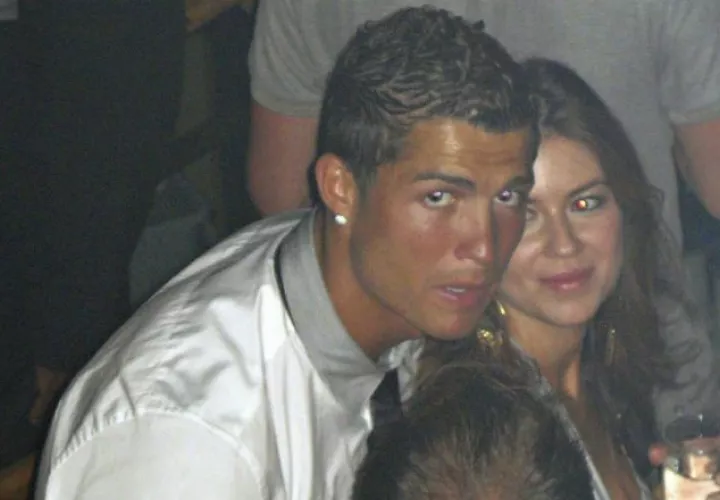 Cristiano Ronaldo  y Kathryn Mayorga. AP