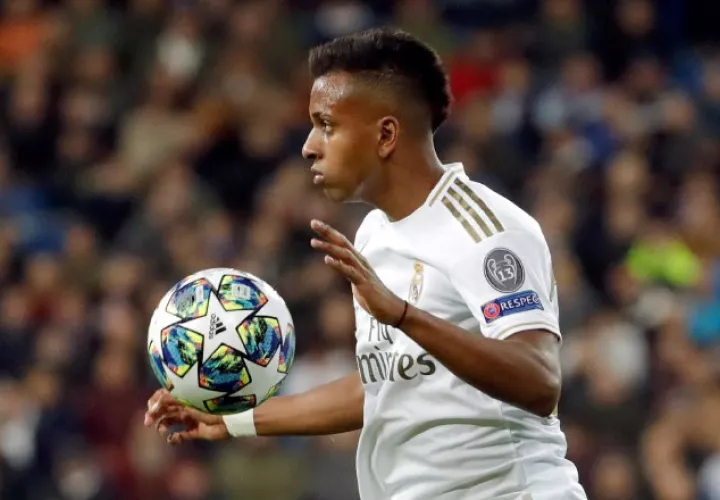 Rodrygo, delantero del Real Madrid. Foto:EFE