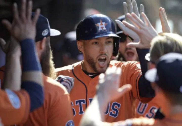 Jugadores de los Astros AP