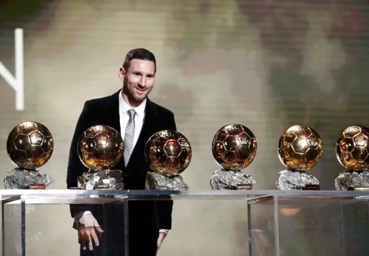 Messi ganó su sexto Balón de Oro. AP