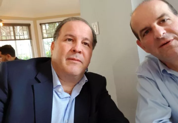 Manuel González Revilla y Fidanque III enviaron foto al expresidente Juan Carlos Varela sobre una reunión que sostuvieron.