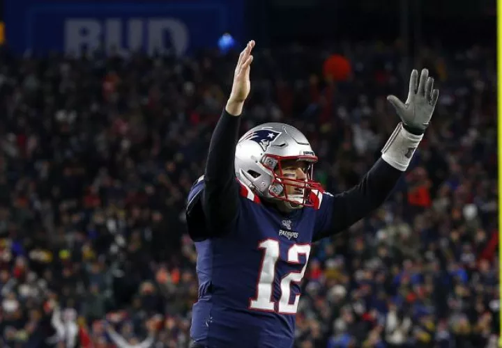 Tom Brady de los Patriots. Foto:AP