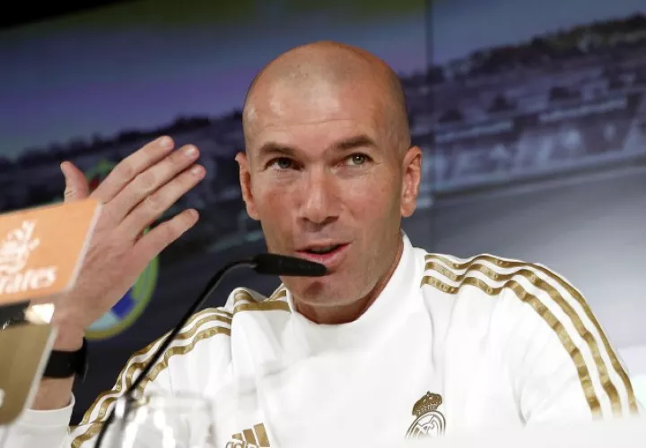 Zidane, técnico del Real Madrid. Foto:EFE