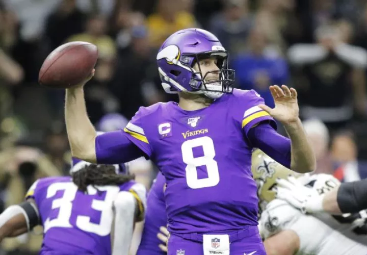 Kirk Cousins de los Vikings. Foto: AP