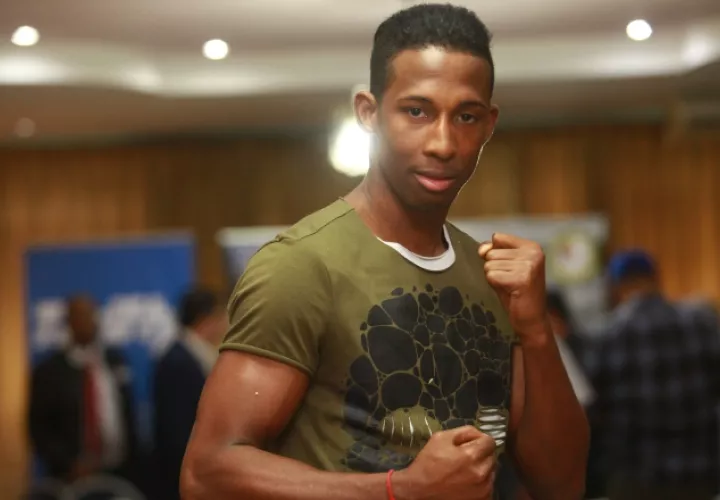 Pablo 'El Gallo' Vicente es un pugilista cubano residente en Panamá Foto: Anayansi Gamez