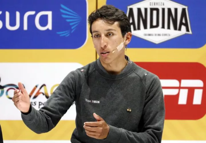 El ciclista colombiano Egan Bernal. .Foto: EFE