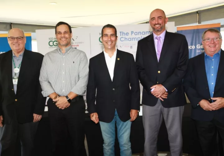 Integrantes del comité organizador así como representantes de la PGA  brindaron detalles del torneo ayer en conferencia de prensa. Anayansi Gamez