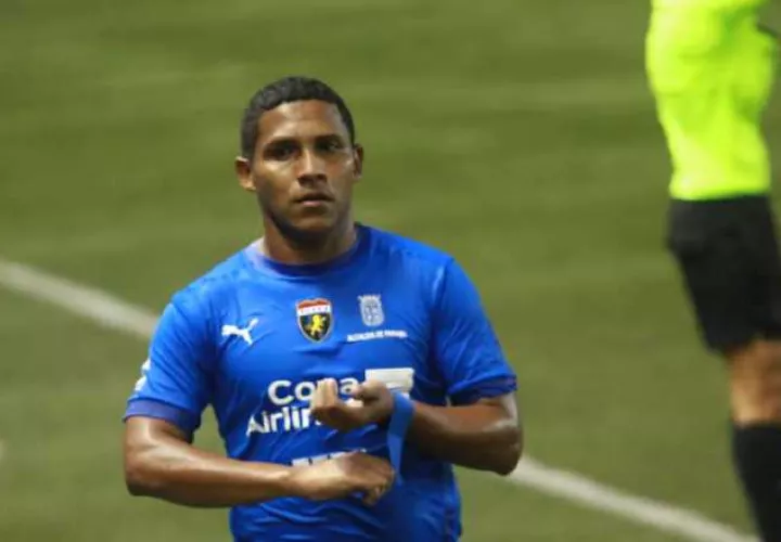 Amir Waithe anotó el primer gol de Plaza Amador en la temporada. Foto Anayansi Gamez