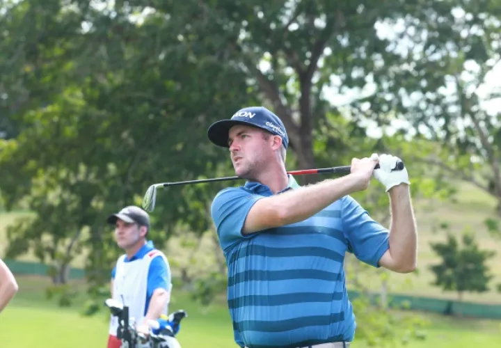 Taylor Pendrith en el hoyo 7.