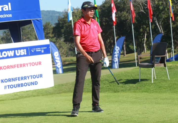 Augusto Núñez disfruta mucho jugar en el Club de Golf de Panamá. Anayansi Gamez