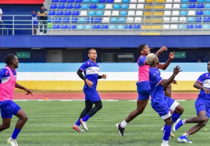 Árabe Unido durante el entrenamiento de esta semana. Árabe