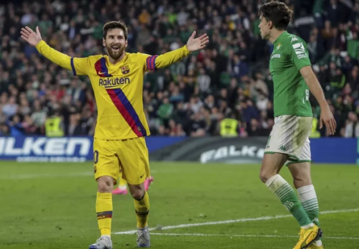 Messi sirvió en bandeja de plata el triunfo. AP