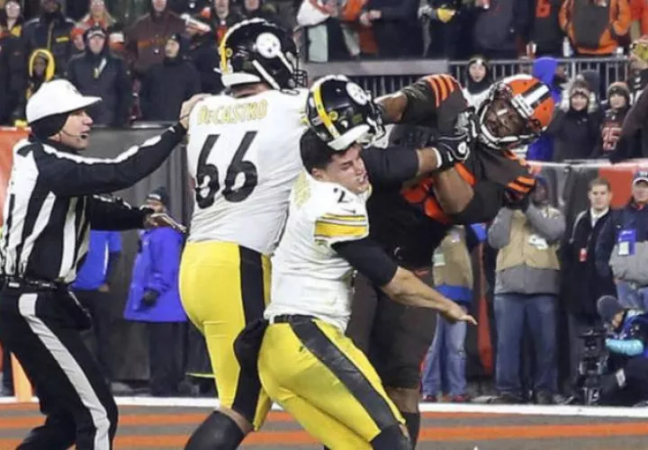 Garrett durante el juego del incidente.