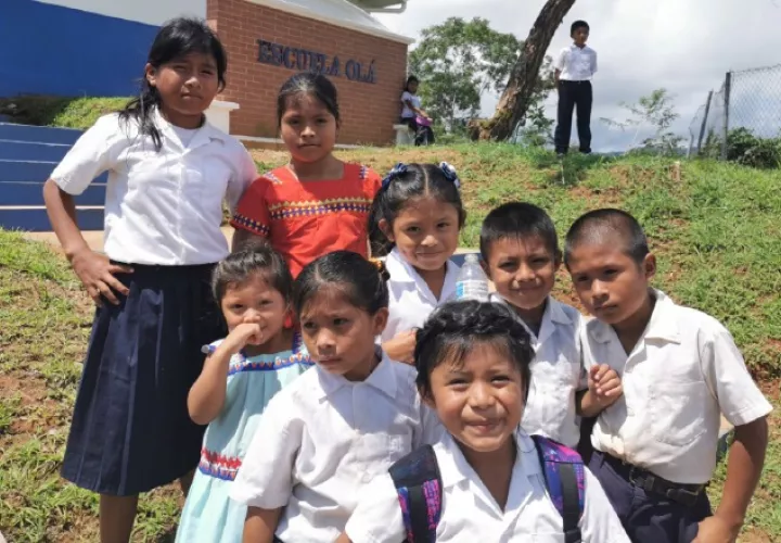 Estudiantes beneficiados. Cortesía