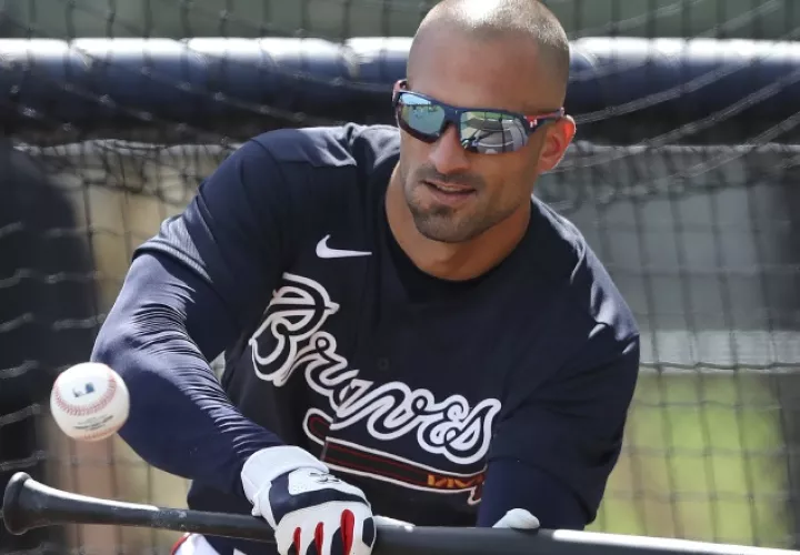 Nick Markakis: 'Cada jugador de allá necesita una paliza'. Foto: AP