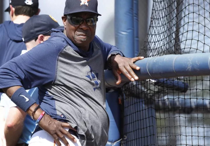 Dusty Baker es el nuevo piloto de los Astros. Foto: AP