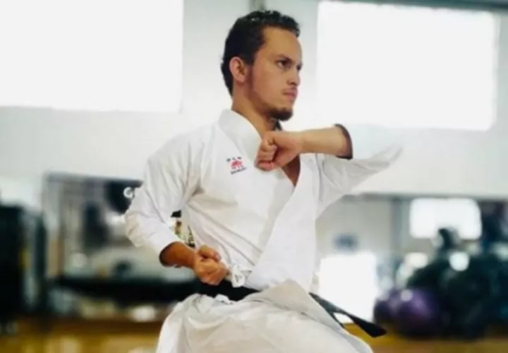 Cención es el principal referente del karate panameño. Cortesía