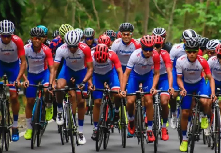 Selección panameña de ciclismo. Foto:@Fepaci