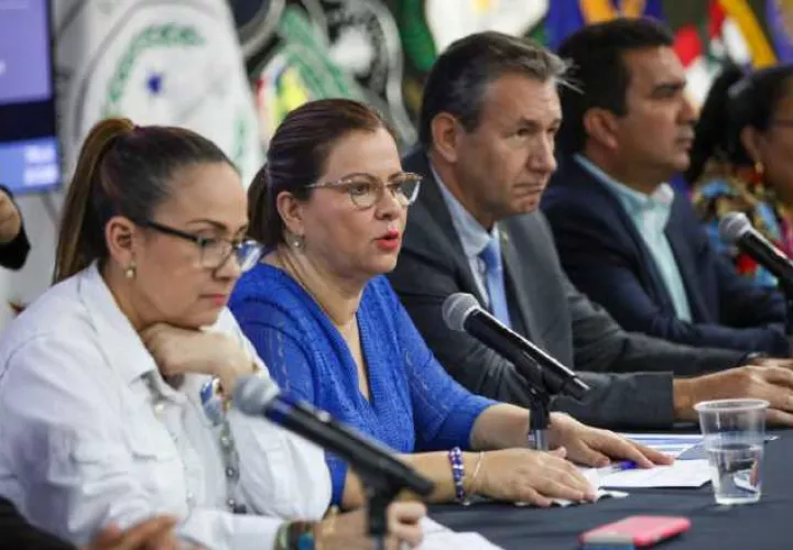 Ministra Rosario Turner dio detalles del trabajo preventivo que se realiza en el país.  Cortesía
