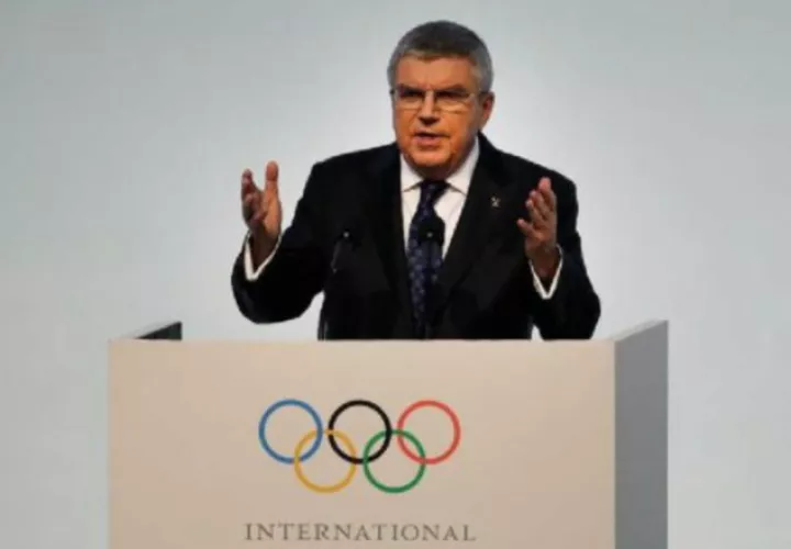 Thomas Bach, presidente del COI. Foto AP