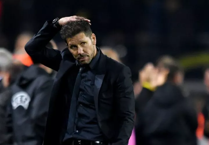 Diego Simeone es el técnico del Atlético Madrid. Foto:EFE