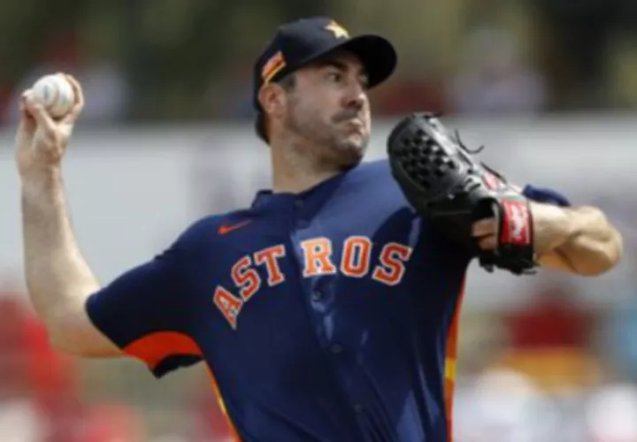 Justin Verlander de los Astros de Houston. AP