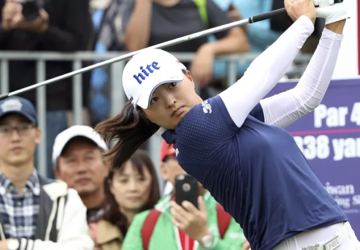 Jin Young Ko de Corea del Sur es una jugadora de la LPGA. Foto:AP