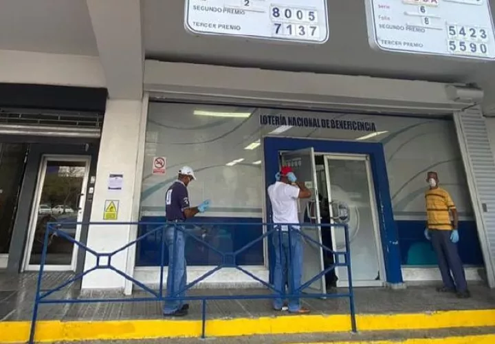 Los sorteos de la lotería se mantienen suspendidos. 