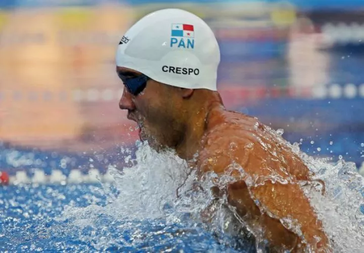 El nadador panameño Edgar Crespo. Foto:EFE 