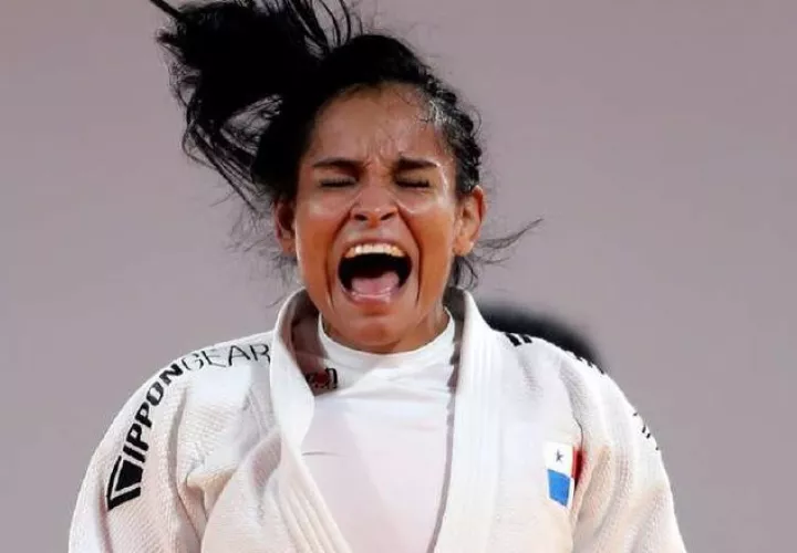 Kristine Jiménez de judo. Foto: Cortesía