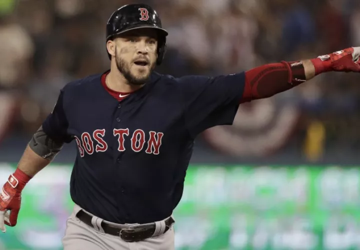 Steve Pearce, relegado a suplente durante buena parte de su carrera. Foto:AP