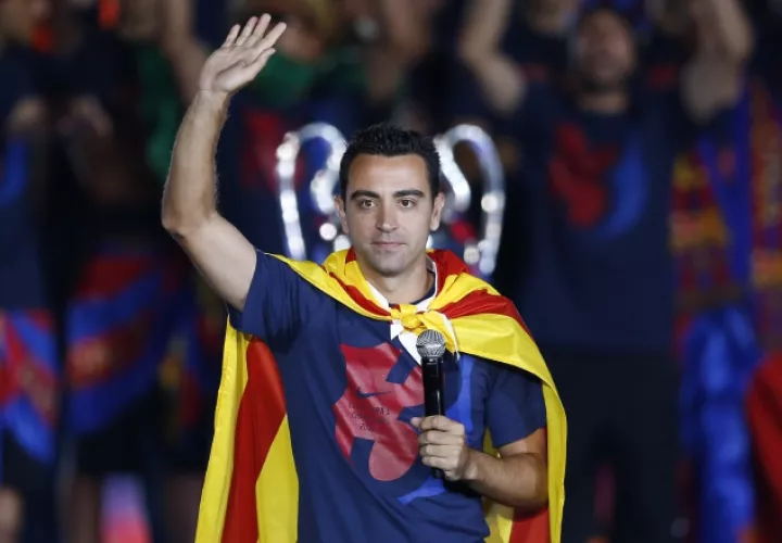 Xavi Hernández. cuando jugaba para el Barcelona EFE