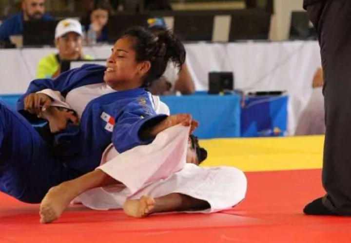 Kristine Jíménez de judo. Foto: Archivo