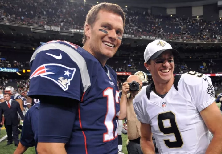 Tom Brady  debutará contra Drew Brees. AP