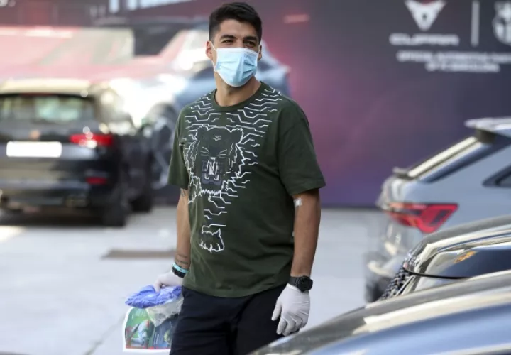 Luis Suárez del Barcelona Foto:AP