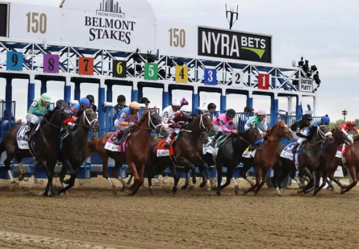 El Belmont Stakes 2020 tendrá un recorrido de 1.810 metros. Foto:AP