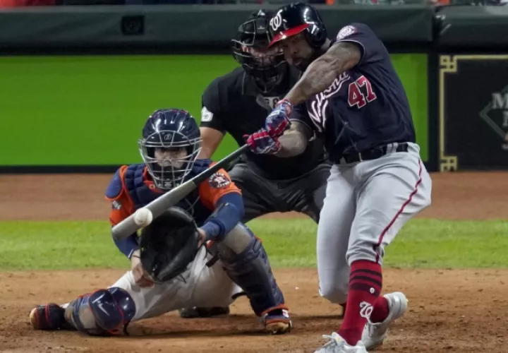 Howie Kendrick de los Nacionales. Foto:AP