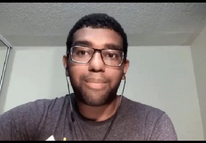 Adrián Campbell, varado en Puerto Rico. Cortesía