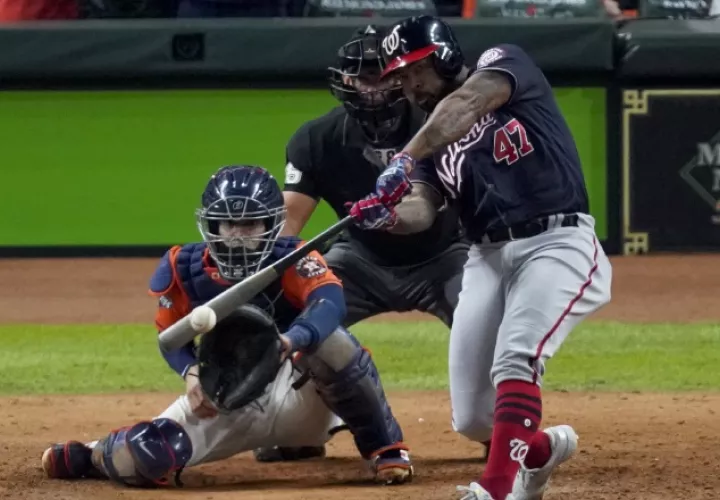 Los Nacionales de Washington son los campeones de la Grandes Ligas. Foto:AP