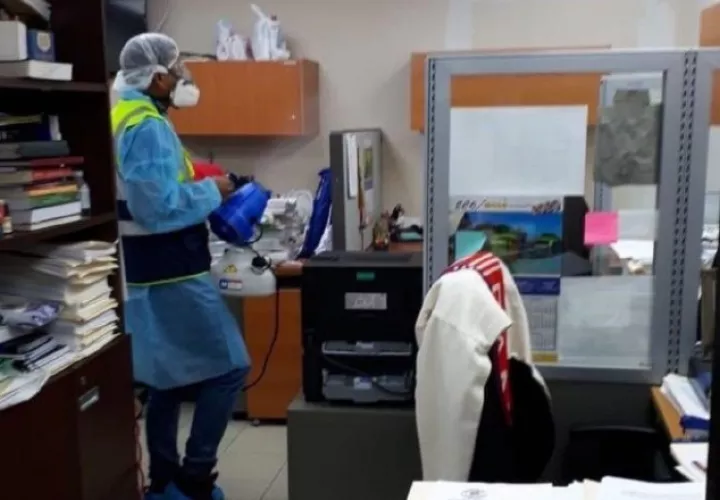 Las instalaciones del Órgano Judicial han sido sanitizadas durante la paralización de labores.