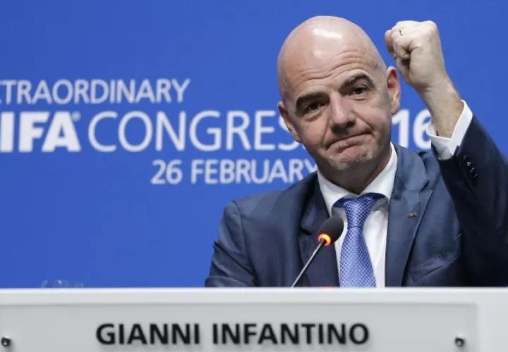 Infantino presidente de Fifa. Foto:AP