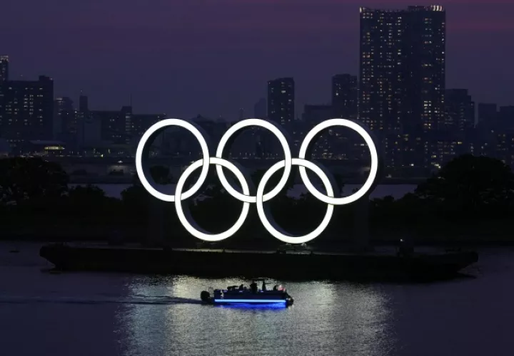Argollas de los Juegos Olímpicos. Foto:AP